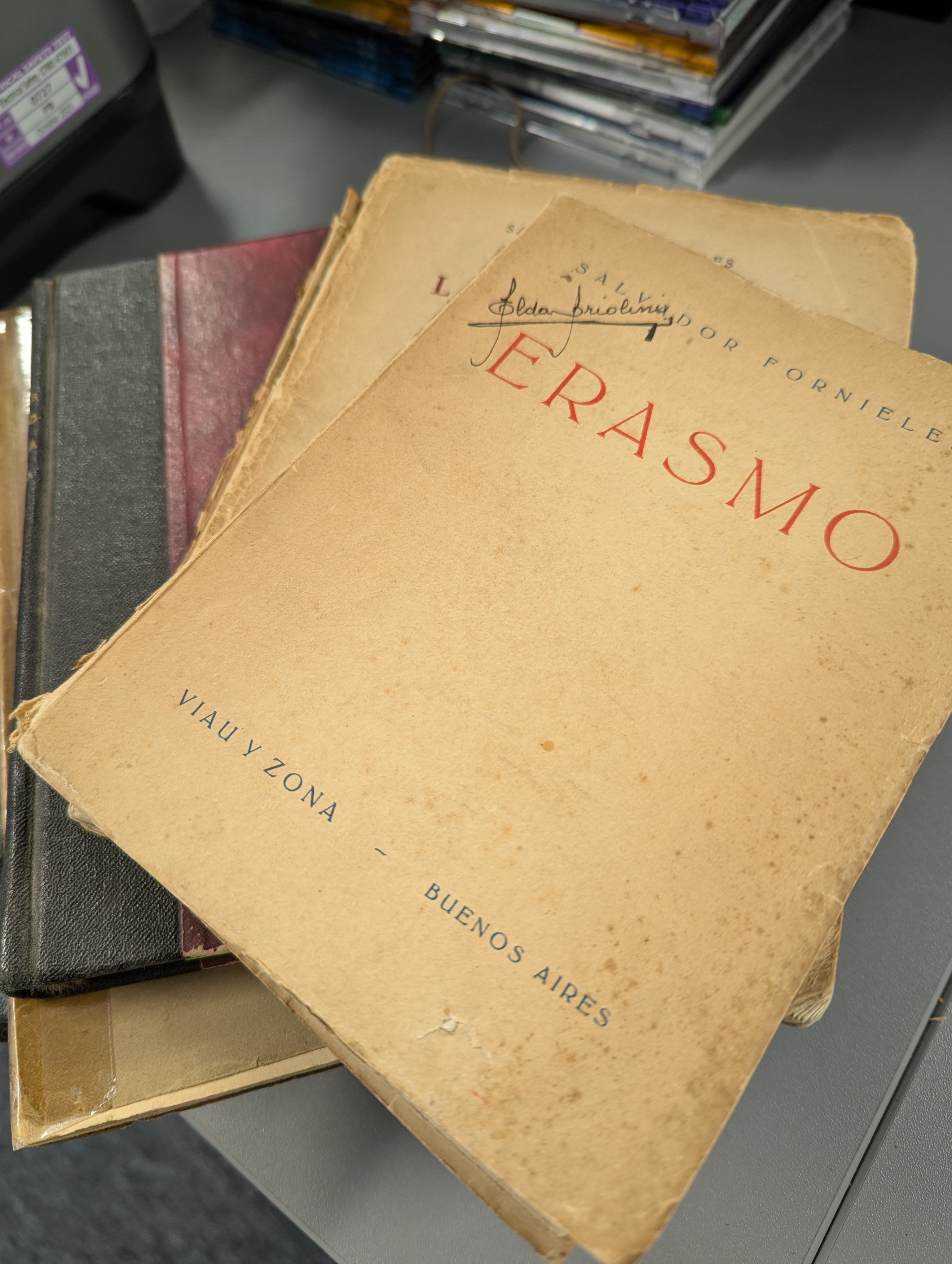 Historic documents being prepared for preservation digitisation